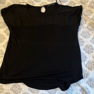 Atmosphere black cap sleeve top Ireland